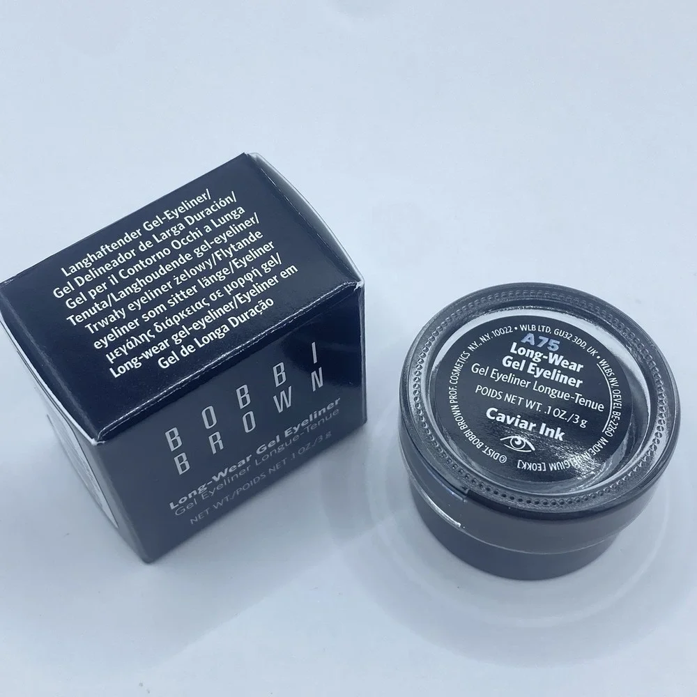 Bobbi Brown Long-Wear Gel Eyeliner Caviar Ink 27 Black Full Size .1oz/3g, NIB